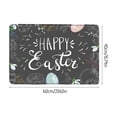 thumbnail image 3 of Wzzjkit Easter Door Mat - Super Absorbent Quick Dry Front Mats Bath Rug Rubber Backing Non Slip Washable Carpet - Easter Decorations Door Mat Outside Entrance, 3 of 8