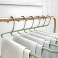 thumbnail image 4 of Hanging Trouser Rack,Non-Slip Plastic Hangers for Pants,Space Saving Closet Organizer for Trousers & Skirts,Multipack,SouMaox, 4 of 9