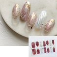 thumbnail image 3 of 14 Tips/sheet Nail Stickers Fashion Nail Wraps Self Adhesive Strips Sticker Nail Art Decal Set K5S0, 3 of 6