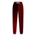 thumbnail image 5 of TIMIFIS Sweatpants Women High Waisted Baggy Sweatpants Fall Casual Gradient Printed Drawstring Jogger Pants with Pocket, 5 of 5