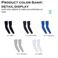 thumbnail image 4 of Cycling Arm Sleeve Portable Reusable Colorful Breathable Basketball Football Mountaineering Sleeves Protector Accessories Light Grey L, 4 of 9