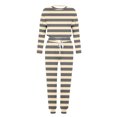 thumbnail image 5 of Plebaso Ensemble 2 Pcs Garçons Filles Tenues Rayées Manches Longues Col Rond Hauts Joggeurs Vêtements Décontractés Enfants, 5 of 5