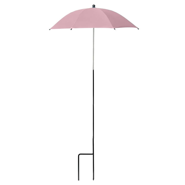 Protective Cover for Outdoor Shade Umbrella - Garden Sunshade for Potted and Garden Beds - Durable Metal and Polyester Liner Rotatable Top for Enhanced Sun