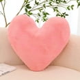 thumbnail image 1 of Heart Shaped Cushion Heart Pillows Soft Throw Pillow Sofa Car Home Decor Gift, 1 of 5