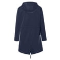 thumbnail image 3 of CEHVOM Women Solid Rain Jacket Outdoor Hooded Raincoat Windproof Top Clearance, 3 of 3