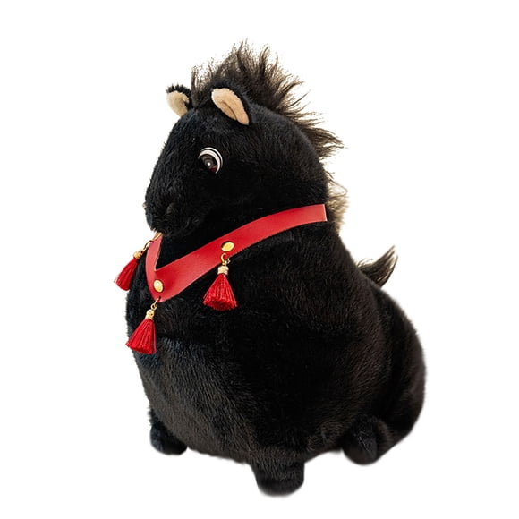 Cameland Jouets Peluche Animaux en Peluche Mignons Peluches Poupée Cheval Peluches Cadeau pour l'Année des Chevaux Mascottes pour Garçons et Filles Ornement Jouet