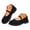 Black, variant on Women's Platform Suede Mary Jane Shoes Vintage Round Toe Casual Dress Shoes Wide Toe Box Slip On Loafers Brown Size 8