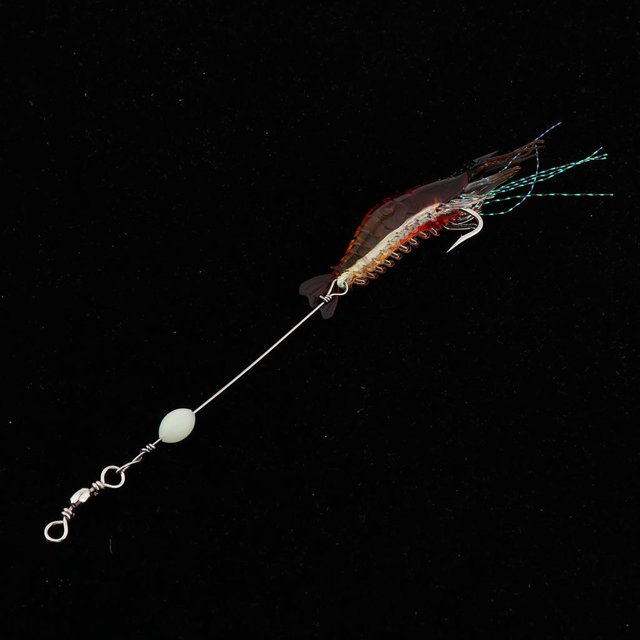 Fishing Crankbaits Minnow Prawn Baits Red Yellow