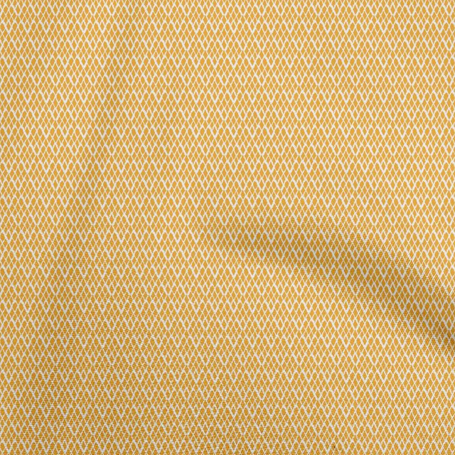 oneOone Silk Tabby Yellow Fabric Mix Ikat Sewing Craft Projects Fabric Prints By Yard 42 Inch Wide