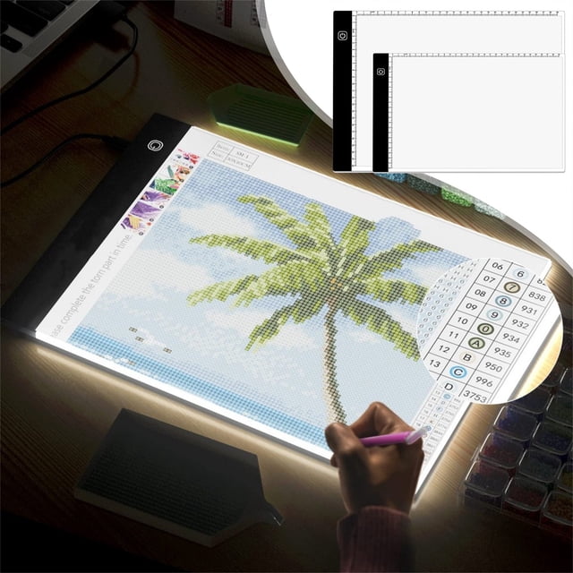 Portable A4/A5 Tracing LED Copy Board Light Box Slim Light Pad USB Power Copy Drawing Board Tracing Light Board For Artists Designing Animation Sketching,Black&friday Deals,Cyber&Monday Deals