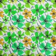 thumbnail image 1 of oneOone Georgette Viscose Green Fabric Floral Sewing Craft Projects Fabric Prints By Yard 42 Inch Wide, 1 of 4