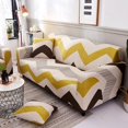 thumbnail image 1 of TFixol Elastic Sofa Slipcover with Free Pillowcase, Durable Polyester Fabric, Fits 90-140cm Single Seater, Multicolor Design, 1 of 6