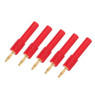 Prise Banane Convertible, 5 Pcs Prises Banane à Vis 4 mm 2 mm vers 4 mm Convertir Prise Banane Connecteur de Haut-Parleur Prises Banane, Connecteurs et Adaptateurs
