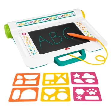 Fisher-Price Learn & Doodle Desk, Mess-Free Writing & Drawing Tablet with LCD Screen for Kids