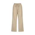 thumbnail image 4 of Capris de Course avec Poches Pantalon Jambe Droite Coupe Jambe Femmes Taille Polyester Pantalons Raccourcis Pantalons Capris Décontractés pour Dames Style C-74 Kaki m, 4 of 5
