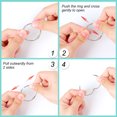 thumbnail image 4 of Unique Bargains Circle Shape Scrapbooking Files Loose Leaf Ring Keychain Binder Rings 10pcs, 4 of 7