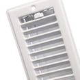thumbnail image 4 of Imperial 3" x 10" White Steel Ceiling Register, Louvered, 1-pk, 4 of 6