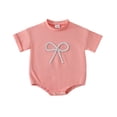 thumbnail image 2 of JDQJBZ Unisex Baby Sleeveless Romper Solid Color Cotton Jumpsuit Summer, 2 of 5
