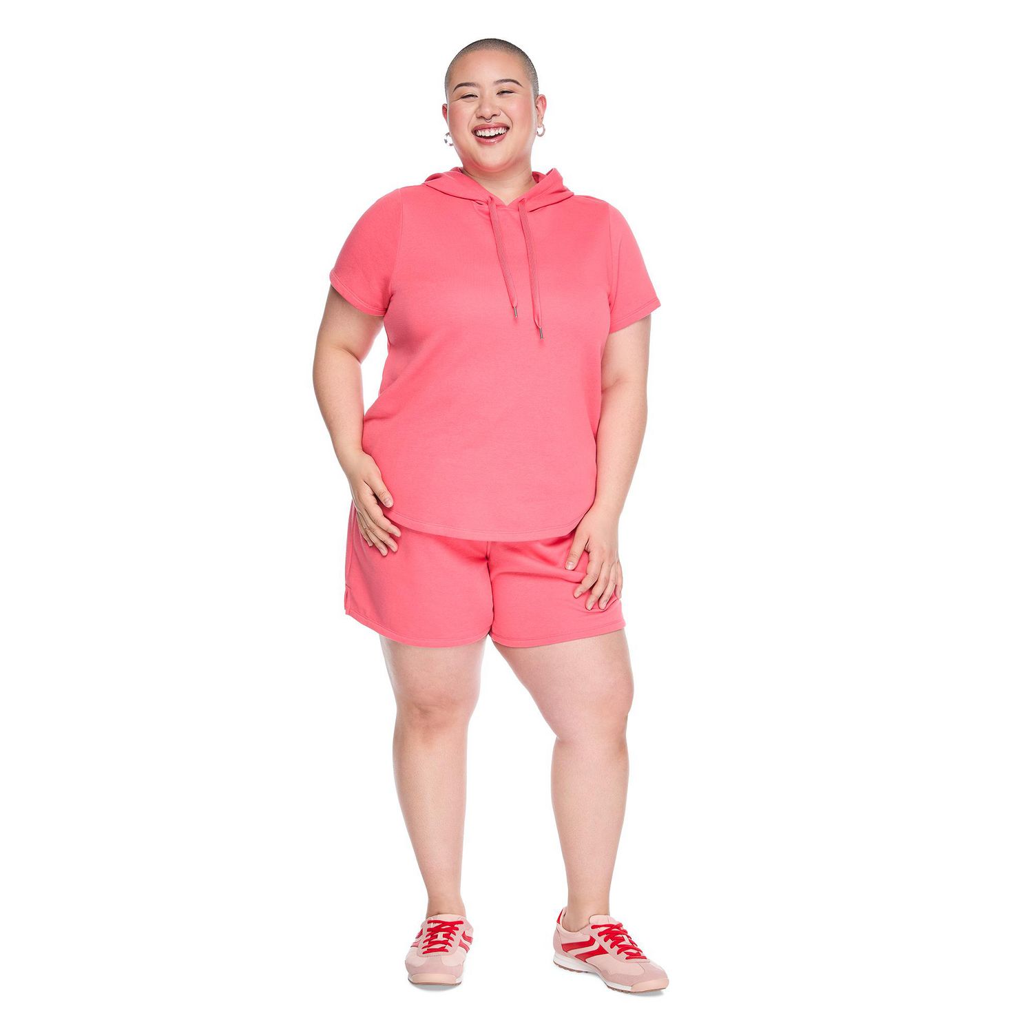 Lane Bryant Women'S Plus Short-Sleeve Hoodie