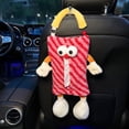 thumbnail image 1 of Cute Car Tissue Box Hanging Bag for Backseat - Soft Cotton Cover, Universal Fit for Cars SUVs Trucks - Easy Install, Fun Car Interior Accessory, 1 of 3