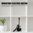 thumbnail image 3 of Modèle de Guitare Électrique Miniature, Guitare Électrique Miniature Réaliste Belle 18 cm avec Support et Étui pour Cadeau Collection, 3 of 7