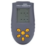 Compteur de température numérique, Thermomètre numérique DualChannel H Température numérique LCD Compteur de température d'affichage atteindre plus