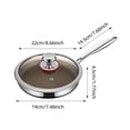 thumbnail image 3 of Hearth & Gear Nonstick Frying Pan For Everyday Cooking Durable Alloy Skillet With Smooth Ceramic Coating Even Heat Distribution Oven Induction Compatible Wide Pan Camping Cookware Non Stick Woks And, 3 of 7