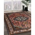 thumbnail image 2 of Ahgly Company Indoor Square Traditional Dark Almond Brown Medallion Area Rugs, 10' Square, 2 of 6