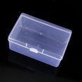 thumbnail image 1 of Boîte de Rangement Rectangulaire en Plastique Transparent pour Produits Cosmétiques, 1 of 8