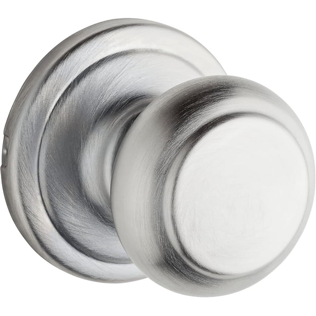 Troy Matte Front Door Knob with Lock and Key Exterior/Interior Door Handles with Lock Keyed Entry Door Knobs for Front Door Bedroom Bathroom & Office Traditional Home Décor