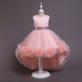 thumbnail image 1 of Weiqiqre Robes de Mode pour Filles, Robe pour Enfants Fille Sans Manches Robe de Princesse Robe à Queue Fleur Jupe Jupe Robe en Tulle Canoniques, 1 of 9