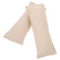 thumbnail image 1 of MasteelfCA 2pcs Comfortable Keyboard Pad Cotton Anti-slip Wrist Elbow Mat Pad for Office Desktop Computer Table (13x5cm, Creamy White), 1 of 8