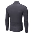 thumbnail image 3 of Chandails à Col Roulé pour Hommes à Manches Longues Chandails à Col Roulé pour Hommes à Manches Longues Couleur Unie Extensible Coupe Ajustée Haut de Base Blouse Chemises à Manches Longues pour Hommes, 3 of 6