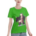 thumbnail image 2 of T-Shirt Basique à Manches Courtes pour Femmes Demon Slayer Blade Nidouzi, 2 of 6