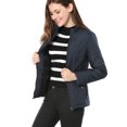 thumbnail image 1 of INSPIRE CHIC Veste Matelassée Légère à Col Montant à Fermeture Éclair pour Femme, 1 of 7