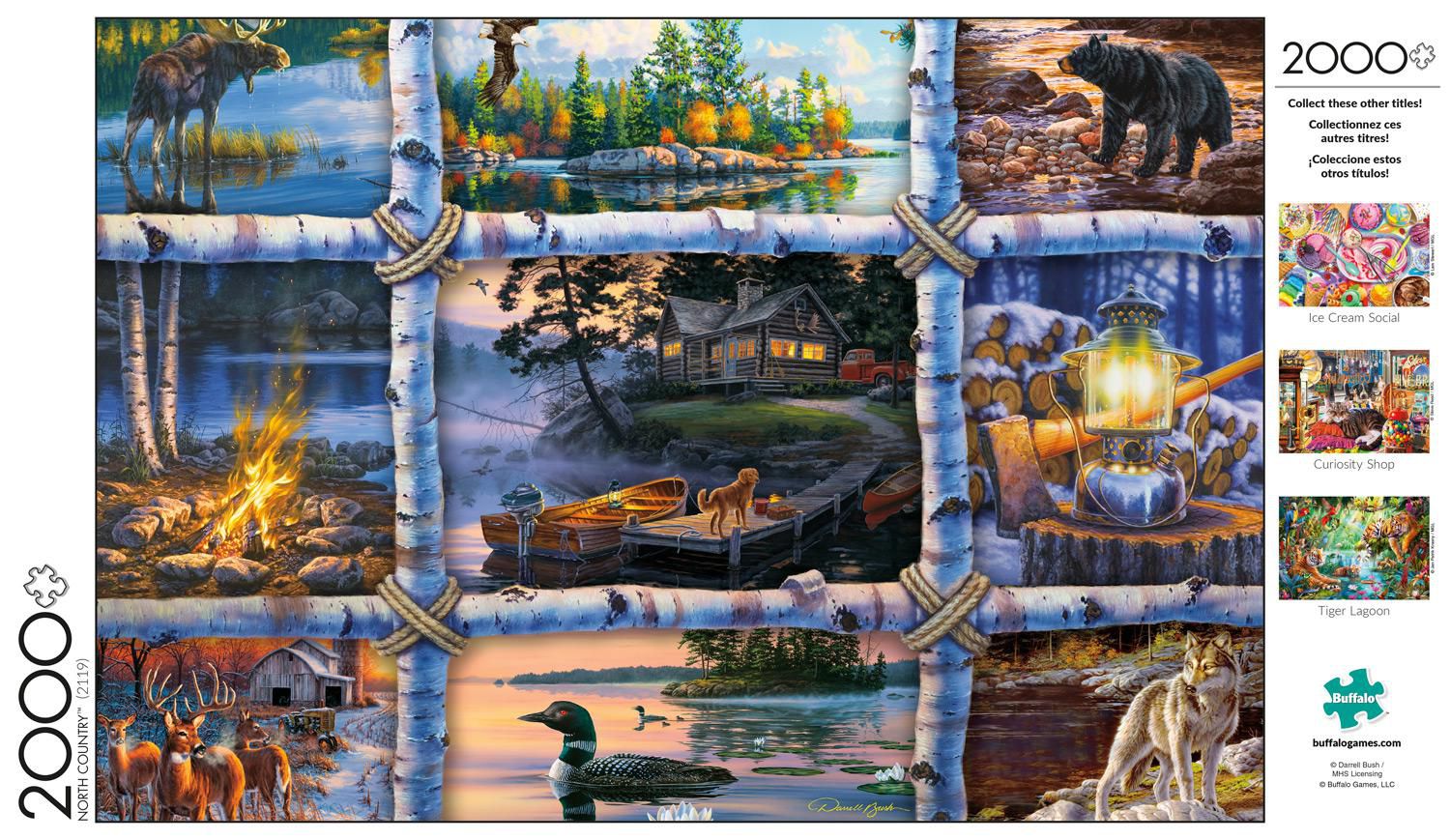 Buffalo Games - Le puzzle Darrell Bush - North Country - en 2000 pièces