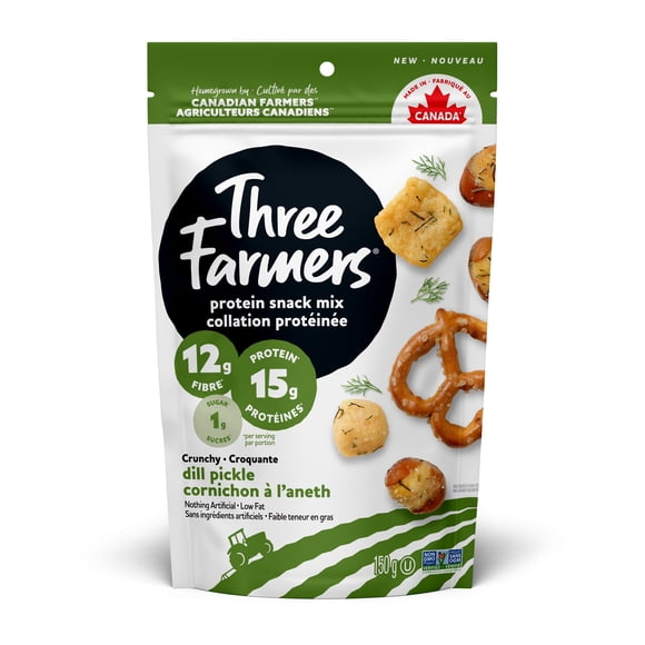Three Farmers Protein Snack Mix Dill Pickle 150g