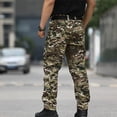 thumbnail image 4 of Styesk Men's Pants Mens Fashion Camouflage Multiple Pockets Multi Multifunctional Work Trousers Pants, 4 of 7