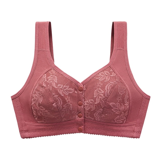 Bigersell Soutiens-Gorge de Sport à Fermeture Frontale pour Femmes Soutiens-Gorge Marguerite Fermeture Frontale pour Femmes Âgées Soutiens-Gorge pour Femmes Âgées Fermeture Frontale R-12-Vin 4TG