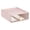 Rose, variante sur Boîte Organisatrice de Tiroir de Rangement Empilable pour Bureau - Porte-Stylo et Papeterie Grande Capacité, Tiroir de Bureau Multifonction avec Poignée en Similicuir, 21x20x8 cm