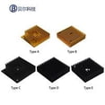 thumbnail image 3 of 3D Printer Extruder Heat Sink MK7 heat sink; extruder MK8 Extruder Copper Heat Radiator 3D Printer Accessory, Black, D type, 3 of 9