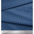 thumbnail image 2 of Soimoi Velvet Fabric Circle & Curve Diamond Geometric Printed Craft Fabric by the Yard 58 Inch Wide, 2 of 3