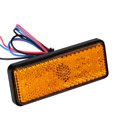 thumbnail image 2 of Gorgeri Feu Arrière Universel pour Moto Scooter Cyclomoteur Rectangle Réflecteur LED Feu de Freinage, 2 of 5