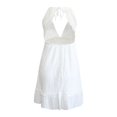 thumbnail image 5 of LOVZFMLL Dresses Women's Hollow Out Patchwork V Strap Dress, 5 of 5