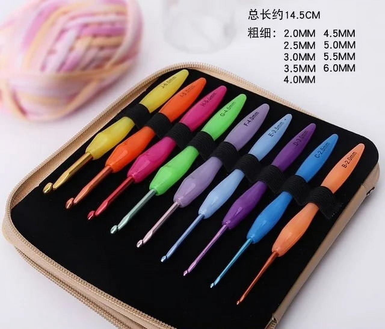 DIY Knitting Tool Set Hooked Crochet Storage Bag Tool Set DIY Woven Bag Sweater Yarn Anti Slip Crochet
