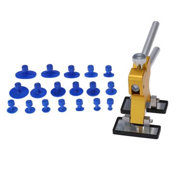Outil de Réparation de Dents Sans Peinture pour Carrosserie de Voiture et 18 Onglets d'Outils de Réparation de Dents, Outils de Retrait de Grêle, Extracteur de Dents Manuel freestylehome
