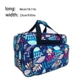 thumbnail image 2 of stanreset Sac de Rangement de Voyage Étui Portable pour Machine à Coudre Porte-Fermeture Éclair avec Poignée Organisateur Fourre-Tout Impression Compartiments de Bagage Bleu Foncé, 2 of 7