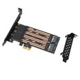 thumbnail image 2 of Adaptateur M.2 NVMe vers PCIE, Plug And Play Double Adaptateur M.2 PCIE pour Châssis, 2 of 8