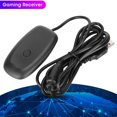 thumbnail image 4 of CUITING Wewean Adaptateur de Récepteur de Jeu Sans Fil USB Compatible avec les Manettes Xbox 360 pour PC Plug and Play Fonction CD Matériau ABS V928, 4 of 7