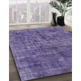 thumbnail image 2 of Ahgly Company Tapis d'Intérieur Carrés Abstraits Violets Abstraits pour Aire, 3 Pieds Carré, 2 of 6